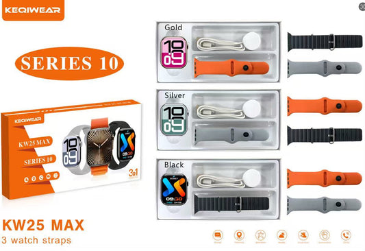 KW25 Max Series 10 ( Three Watch Staps )