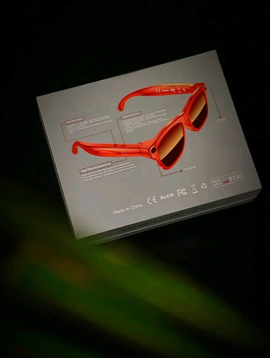 XK One Pro AI Smart Glasses with HD Video Recording, Real-Time Language Translation & AI Voice Assistant - Includes