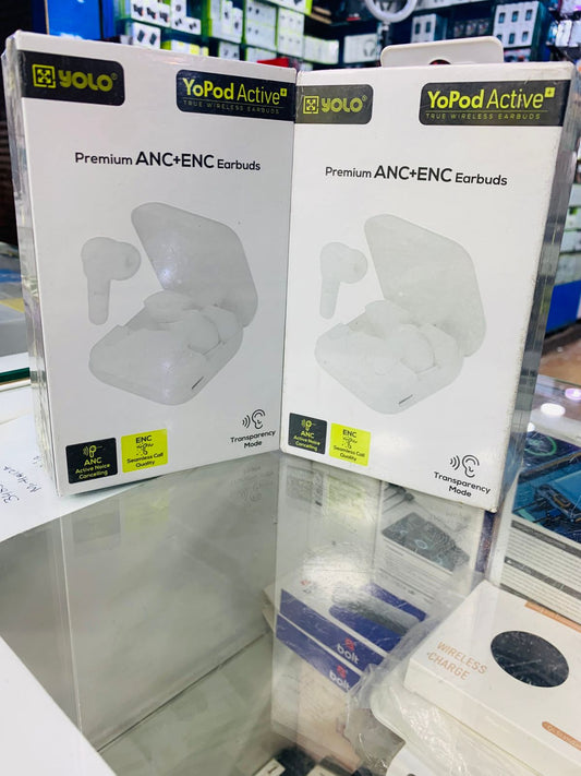 YOLO YoPod Active+ ANC + ENC True Wireless Earbuds