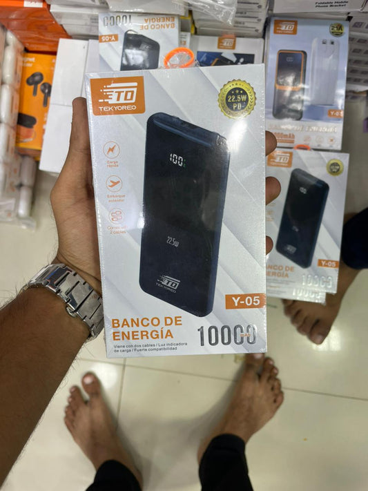 TEKYOREO Y-05 10000mAh 22.5W Fast Charging Power Bank