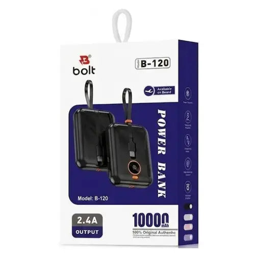 Bolt B-120 | 10000 mAh Mini Power Bank