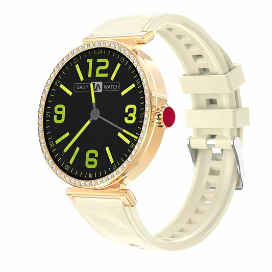GT3 Mini Women Smart Watch Bluetooth Call Wireless Charging 1.27HD Fitness Tracker